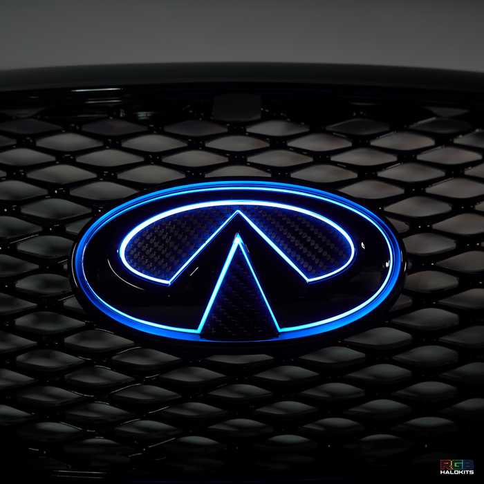 -Infiniti G37/G25 Sedan RGB LED Emblem: (2010-2013)-Illuminated Led Logos-RGB Halo Kits