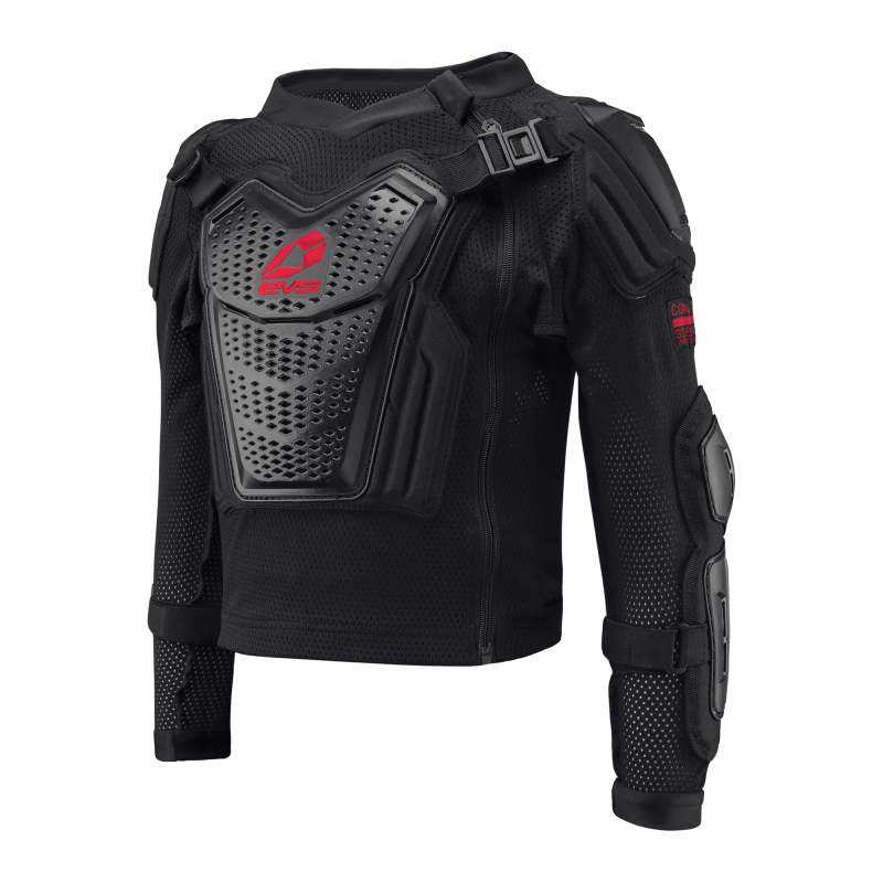 EVS Comp Suit Black/Red Youth - Small-Body Protection-EVS