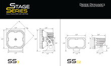 Load image into Gallery viewer, DIODD7936-Diode Dynamics 2024+ Toyota Tacoma Stage Series 2in LED Ditch Light Kit - Pro White Combo-Light Accessories and Wiring-Diode Dynamics