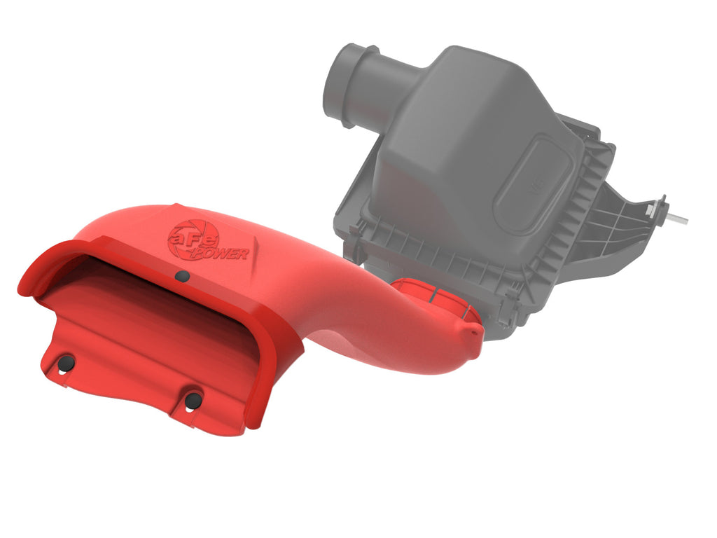 aFe aFe Rapid Induction Dynamic Air Scoop 2021+ Ford F-150V6/V8 - Red