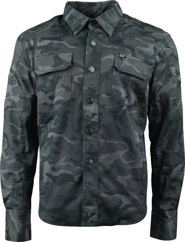 SAS889519-Speed and Strength Call to Arms Moto Shirt Camouflage - Medium-Shirts-Speed and Strength