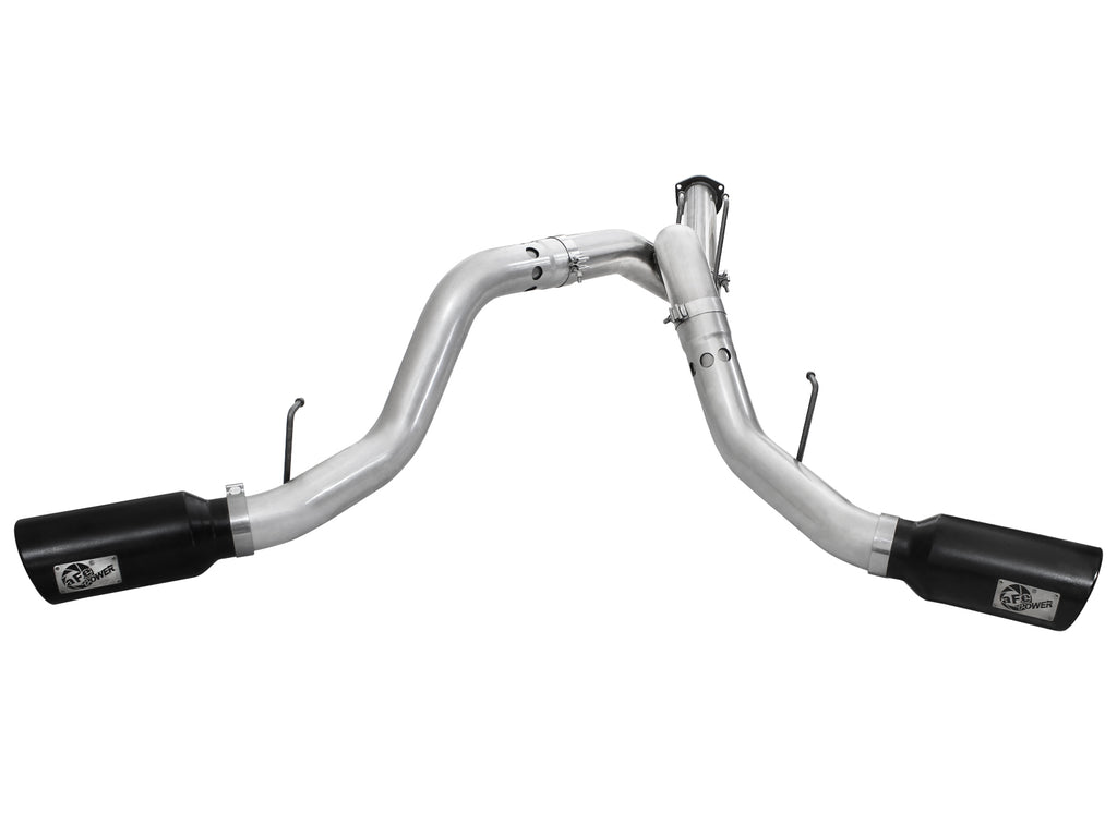 aFe aFe Atlas Exhaust 4in DPF-Back Al Steel 11-14 Ford Diesel Trucks V8-6.7L (td)