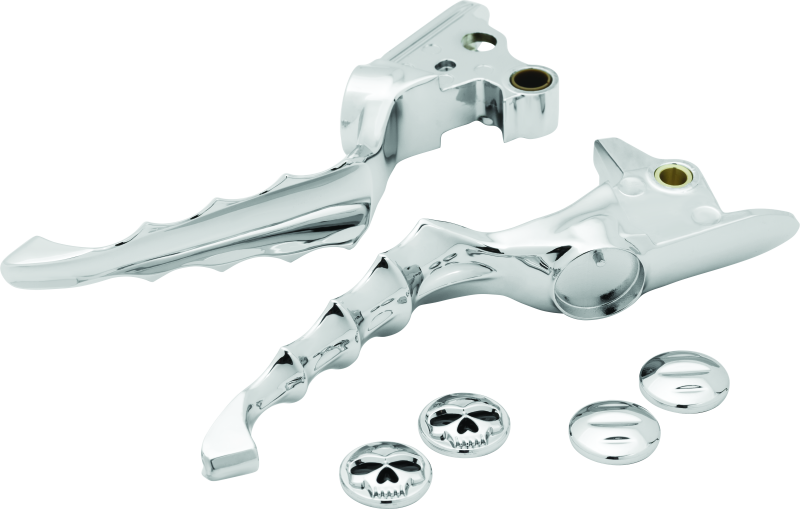 KUR6744-Kuryakyn Zombie Levers Chrome-Levers-Kuryakyn