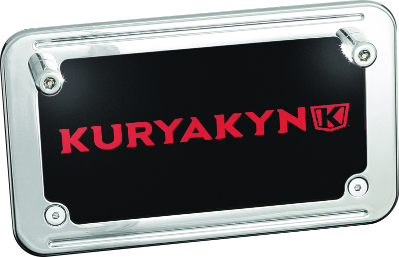 KUR9199-Kuryakyn Led License Plate Bolt Lights Chrome-Light Bars & Cubes-Kuryakyn