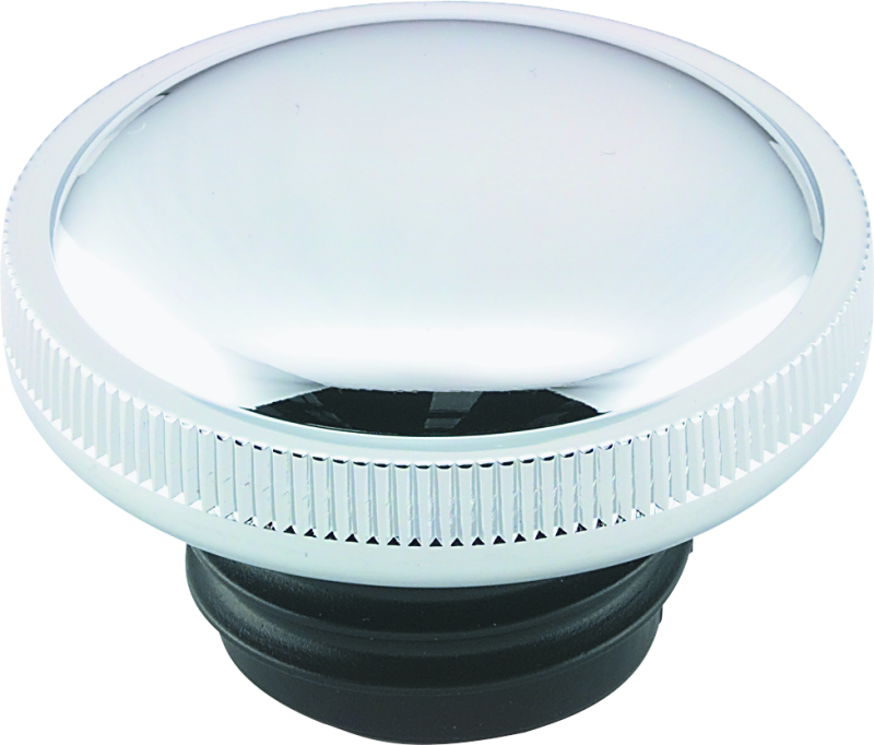 BKC490436-Bikers Choice 83-E96 Left Side Chrome Nonvent Screw-In Gas Cap Replaces H-D 59674-94A 61103-83-Fuel Caps-Bikers Choice
