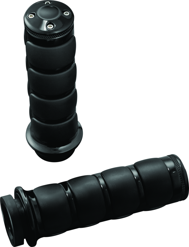 KUR6321-Kuryakyn ISO Grips Throttle-By -Wire Black-Grips-Kuryakyn