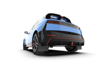 Load image into Gallery viewer, RALMF117-UR-BLK-PBL-Rally Armor 2025+ Hyundai Ioniq 5 N Black Mud Flap w/ Light Blue Logo-Mud Flaps-Rally Armor