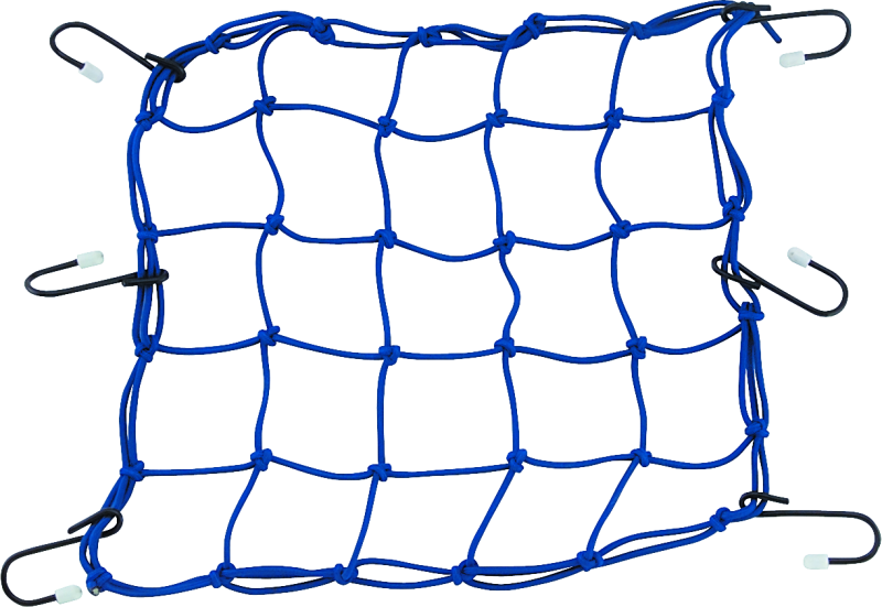 BKM100009-BikeMaster Stretch Net - Blue-Cargo Tie-Downs-Bike Master
