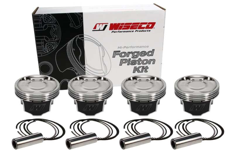 WISK598M9975-Wiseco Subaru EJ257 WRX/STI 4v Dish -19cc 99.75 Piston Shelf Stock Kit-Piston Sets - Forged - 4cyl-Wiseco