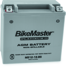 Load image into Gallery viewer, BKM780720-BikeMaster AGM Battery - MS12-16-BS-Batteries-Bike Master