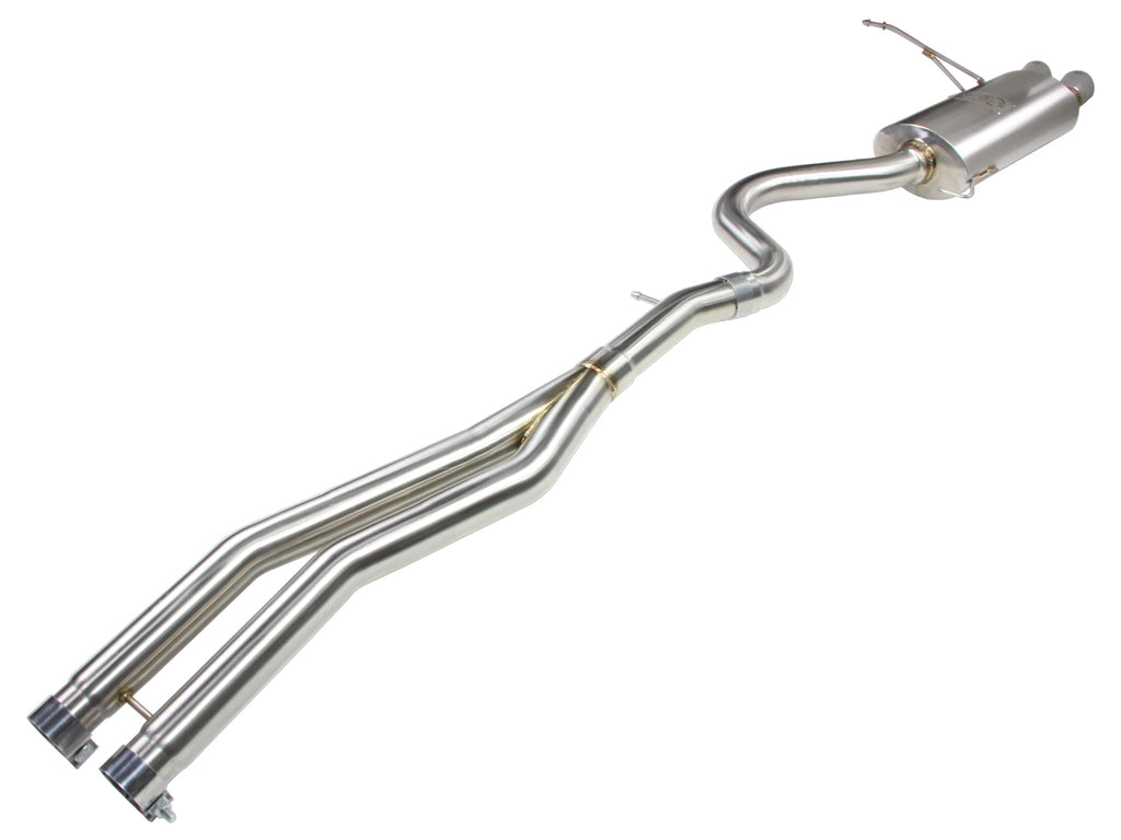 aFe aFe MACHForce Exhaust Cat-Back SS-304 w/ Polished Tips 07-13 BMW 328i (E92/93) L6 3.0L Non-Turbo