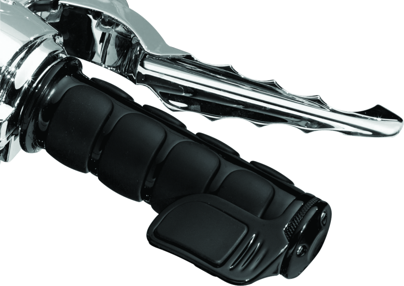 KUR6341-Kuryakyn ISO Grip Universal 7/8in Gloss Black-Grips-Kuryakyn