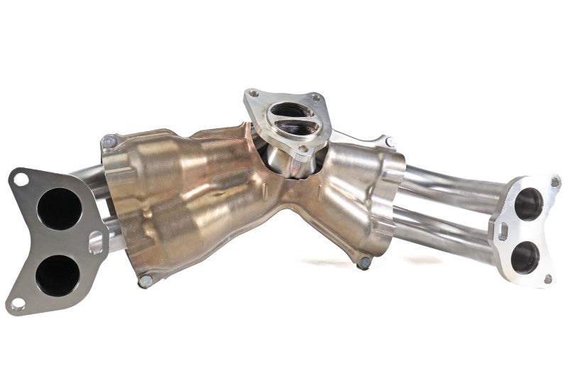 PERPSP-EXT-058-Perrin 22-24 Subaru WRX / 20-24 OBXT & Legacy XT / 19-24 Ascent Equal Length Header - Brushed SS-Headers & Manifolds-Perrin Performance