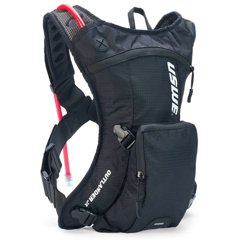 USW2034601-USWE Outlander Jr Hydration Pack 3L - Carbon Black-Bags - Hydration Packs-USWE