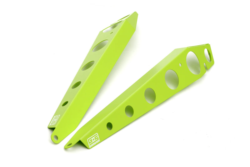 GRM096057-GrimmSpeed 15+ Subaru WRX/STI Fender Shroud - Neon Green Powdercoat-Exterior Trim-GrimmSpeed