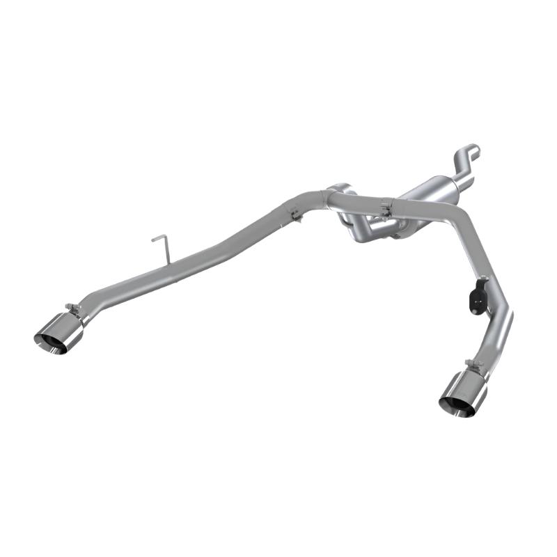 MBRPS5538304-MBRP 2020 Jeep Gladiator 3.6L 2.5in Dual Rear Exit Cat Back Exhaust 304-Catback-MBRP
