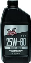 Load image into Gallery viewer, TWP539010-Twin Power 25W60 Premium Oil Quart-Motor Oils-TwinPower
