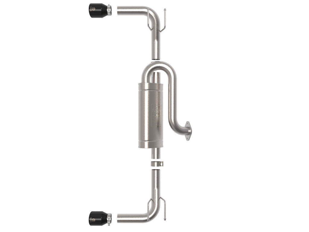 aFe aFe 19-22 Mazda 3 L4 2.5L Takeda 3in to 2-1/2in 304 Stainless Steel Axle-Back Exhaust w/ Black Tip