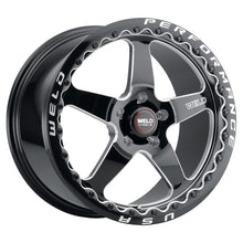 Load image into Gallery viewer, WELS90470071P00-Weld S904 17x10 Ventura Beadlock 5x115 ET00 BS5.50 Gloss BLK MIL DIA 78.1-Wheels - Cast-Weld