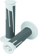 Load image into Gallery viewer, PTR021690-ProTaper Full Diamond Clamp-On Grips - White/Dark Gray-Grips-ProTaper