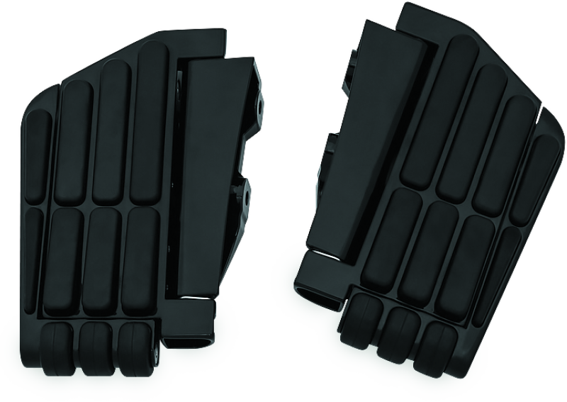 KUR7061-Kuryakyn Transformer Floorboards 01-17 Honda GL1800 Black-Footpegs-Kuryakyn