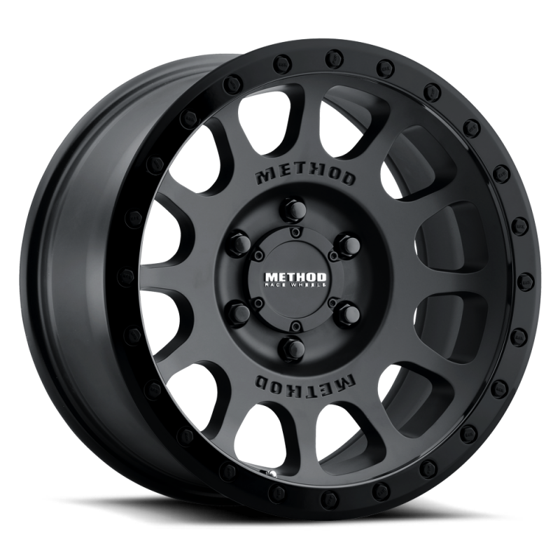 MRWMR305785601025-Method MR305 NV 17x8.5 +25mm Offset 6x5.5 108mm CB Double Black Wheel-Wheels - Cast-Method Wheels