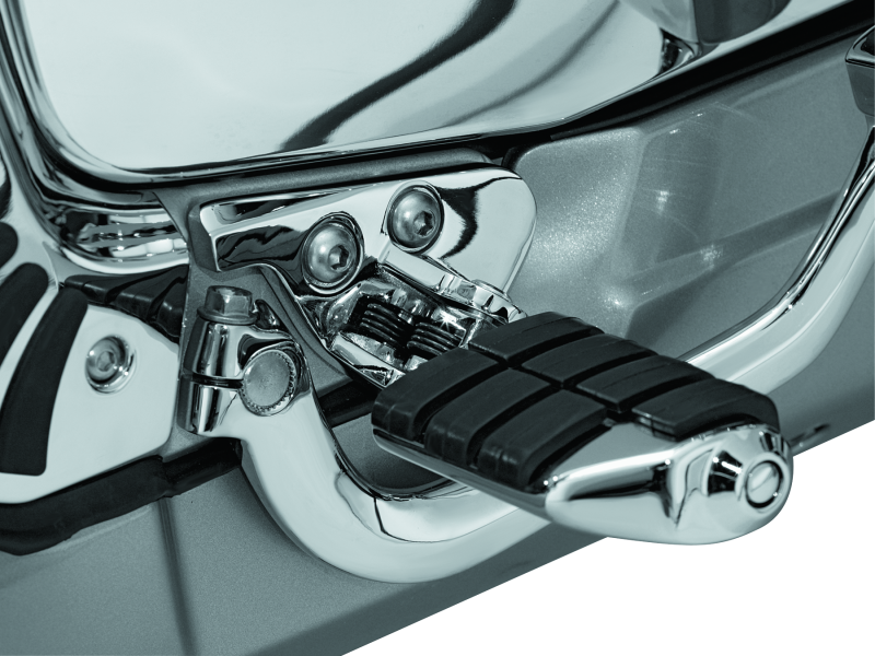 KUR4544-Kuryakyn Driver Peg Mounts GL1800 Chrome-Footpegs-Kuryakyn
