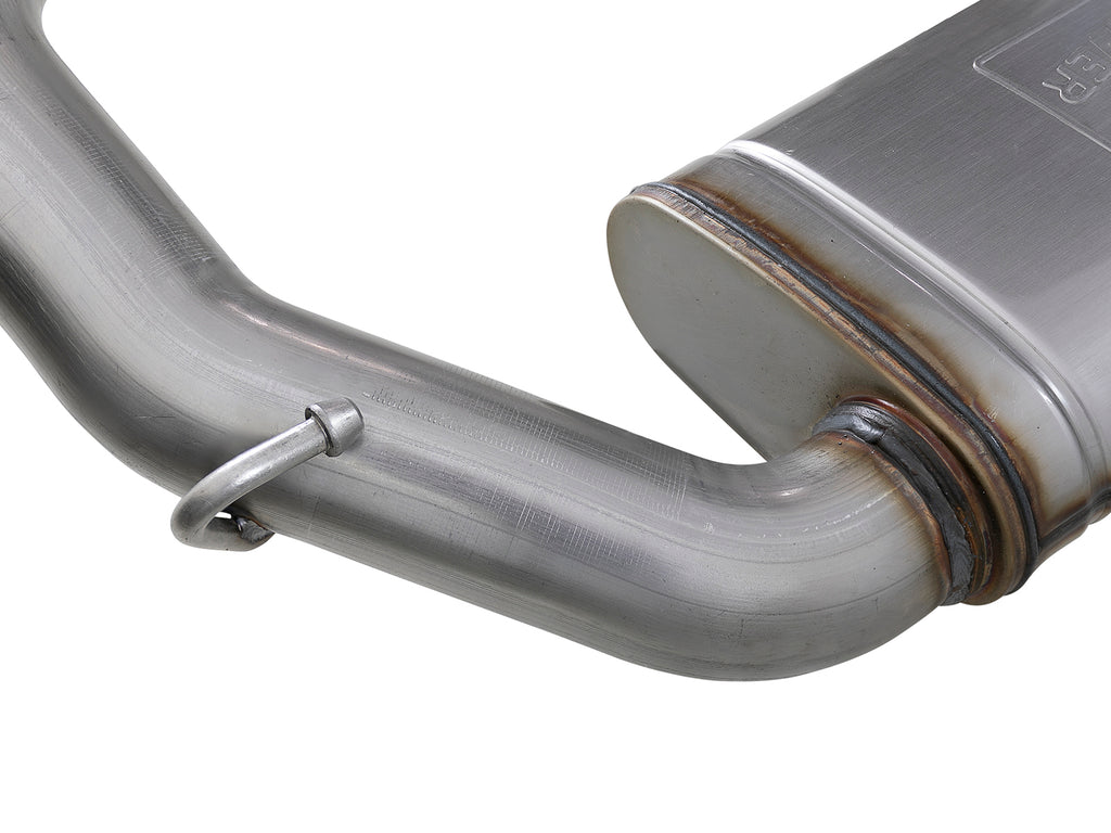 aFe aFe MACH Force-Xp Hi-Tuck 3in 409 SS 18-20 Jeep Wrangler JL 2.0/3.6 Axle-Back Exhaust