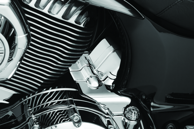 KUR5696-Kuryakyn Transmission Cover Indian Chrome-Exterior Trim-Kuryakyn
