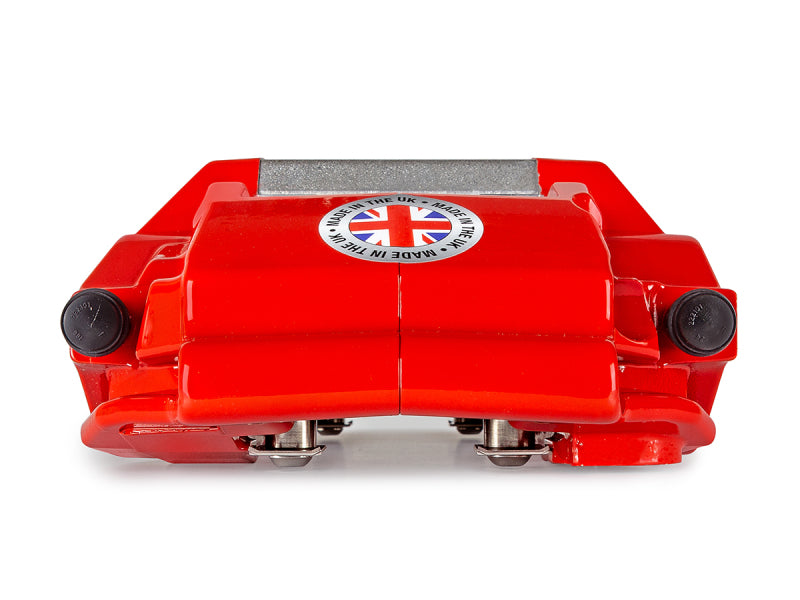 EBC Racing 08-21 Nissan 370Z Red Apollo-6 Calipers 355mm Rotors Front Big Brake Kit-Big Brake Kits-EBC