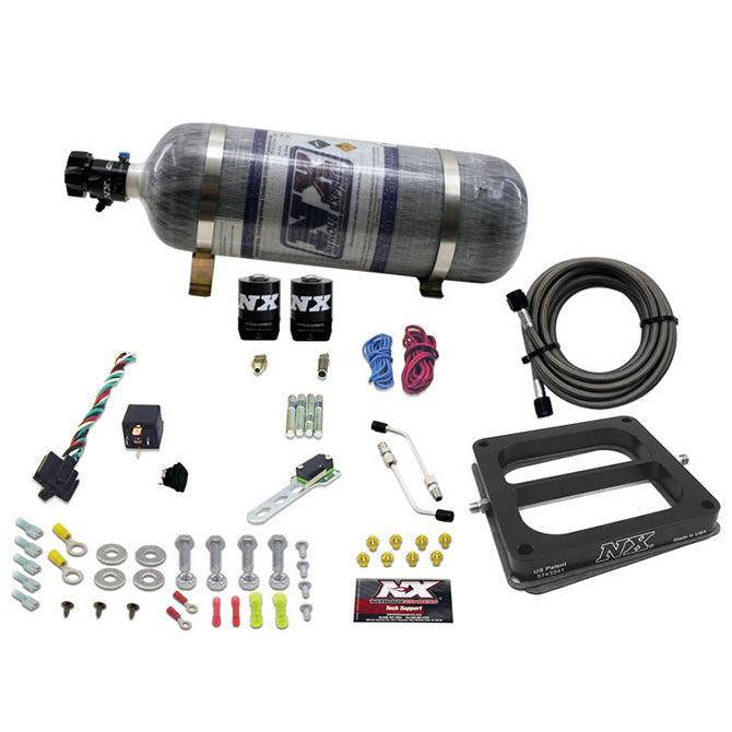 -Nitrous Express Dom/Gasoline Nitrous Kit (100-500HP) w/Composite Bottle-Nitrous Systems-Nitrous Express