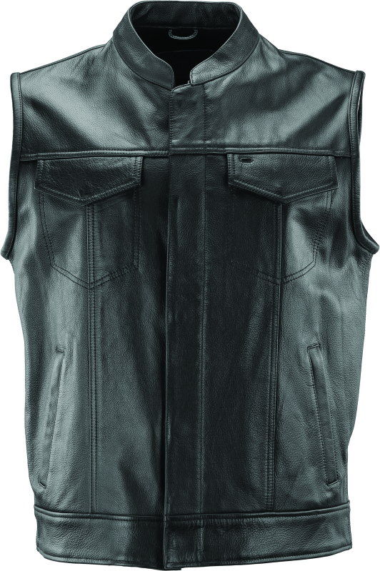 RIV094401-River Road Vandal Club Vest Black - XL-Vests-River Road