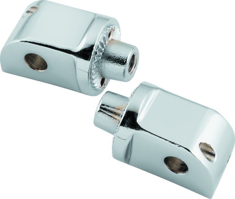 KUR8826-Kuryakyn Splined Peg Adapter Kawasaki Rear Chrome-Footpegs-Kuryakyn