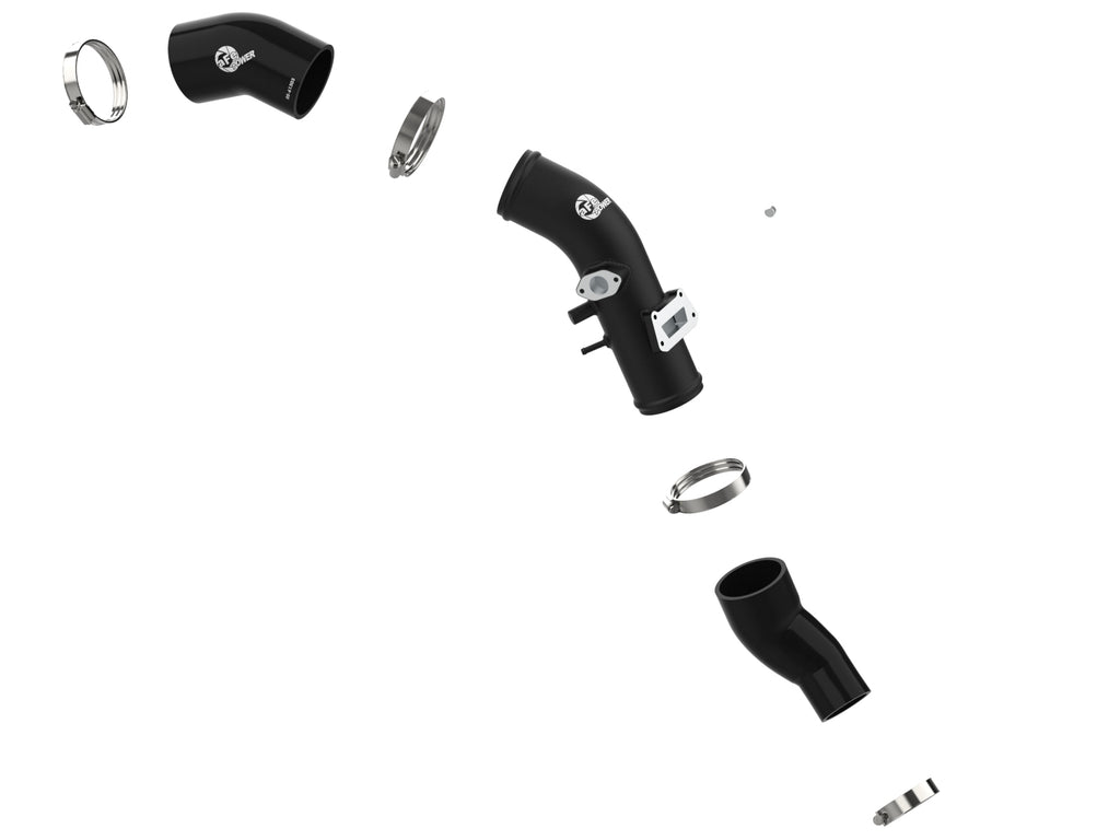 aFe aFe 19-22 Hyundai Veloster N L4 2.0L (t) BladeRunner 2-3/4in Aluminum Cold Charge Pipe - Black