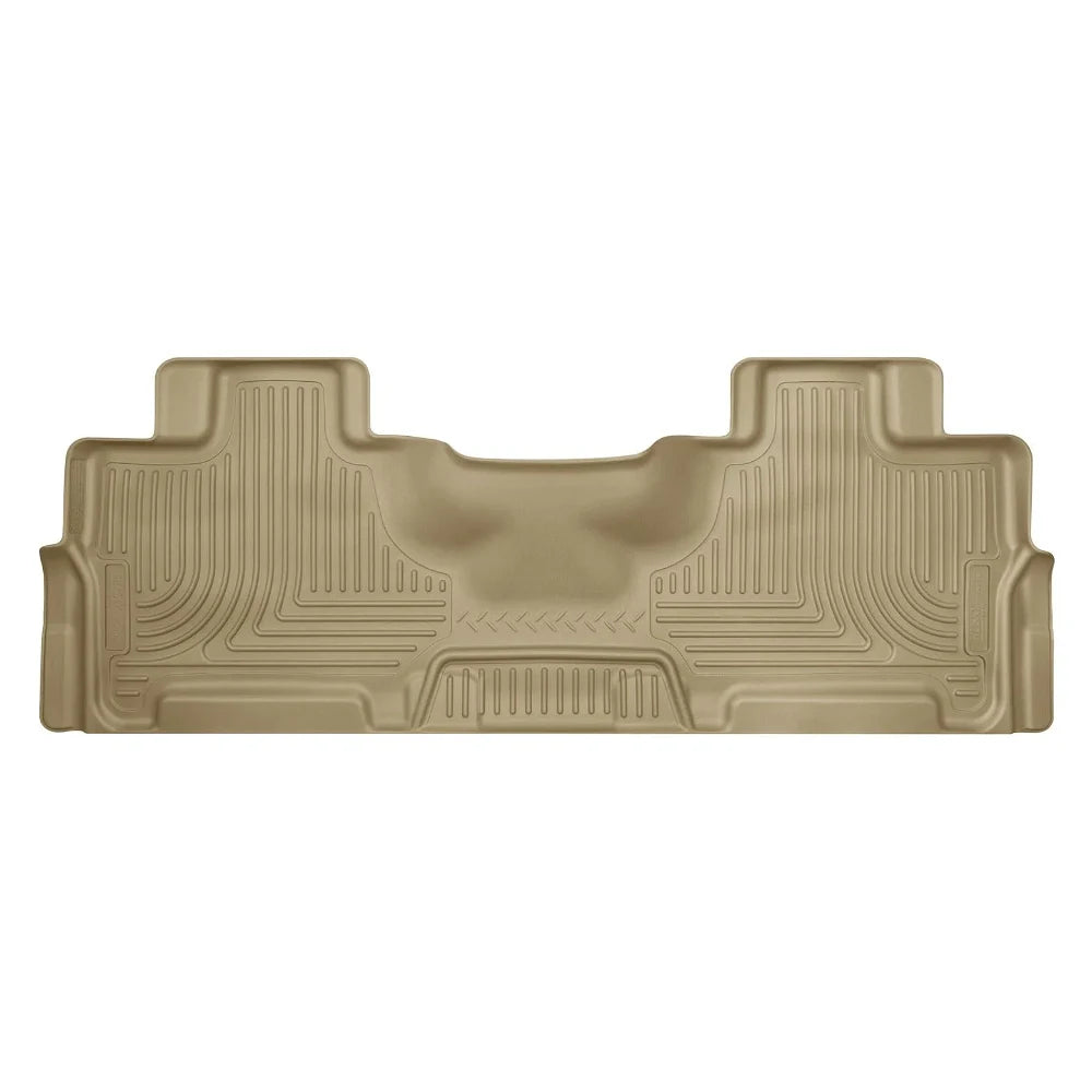 Husky Liners 2015 Ford Expedition/Lincoln Navigator WeatherBeater 2nd Row Tan Floor Liner - Husky Liners HSL14363