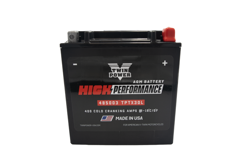 TWP485003-Twin Power YIX-30L High Performance Battery Replaces H-D 66010-97A Made in USA-Batteries-TwinPower