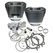 Load image into Gallery viewer, SSC910-0205-S&amp;S Cycle 99-06 BT 97in Big Bore Cylinder Kit - Wrinkle Black-Piston Sets - Powersports-S&amp;S Cycle