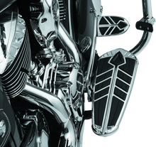 Load image into Gallery viewer, KUR5650-Kuryakyn Spear Driver Floorboard Inserts Indian Chrome-Footpegs-Kuryakyn