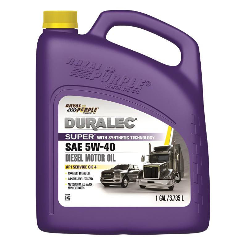 RLP80540-Royal Purple Duralec Super Diesel 5W-40 CK-4 Motor Oil - 1 Gallon-Motor Oils-Royal Purple
