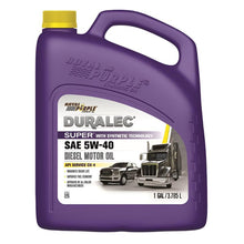 Load image into Gallery viewer, RLP80540-Royal Purple Duralec Super Diesel 5W-40 CK-4 Motor Oil - 1 Gallon-Motor Oils-Royal Purple