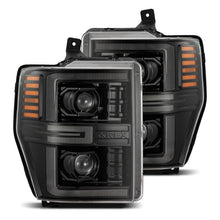 Load image into Gallery viewer, ARX880313-AlphaRex 08-10 Ford F250-550 LUXX-Series LED Projector Headlights Alpha-Blk w/Activ Light/Seq Signal-Headlights-AlphaRex
