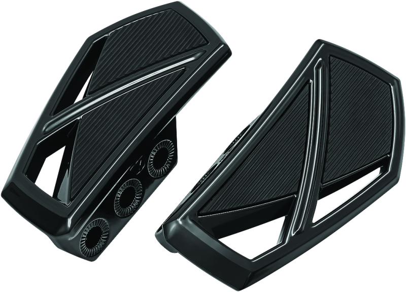 KUR5773-Kuryakyn Phantom Mini Boards Black-Running Boards-Kuryakyn