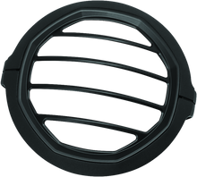 Load image into Gallery viewer, KUR6688-Kuryakyn Dillinger Headlight Trim 5-3/4 Black-Light Bars &amp; Cubes-Kuryakyn