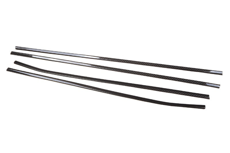 Revel GT Dry Carbon Window Outer Trim (FL/FR/RL/RR) 15-18 Subaru WRX/STI - 4 Pieces-Carbon Accessories-Revel