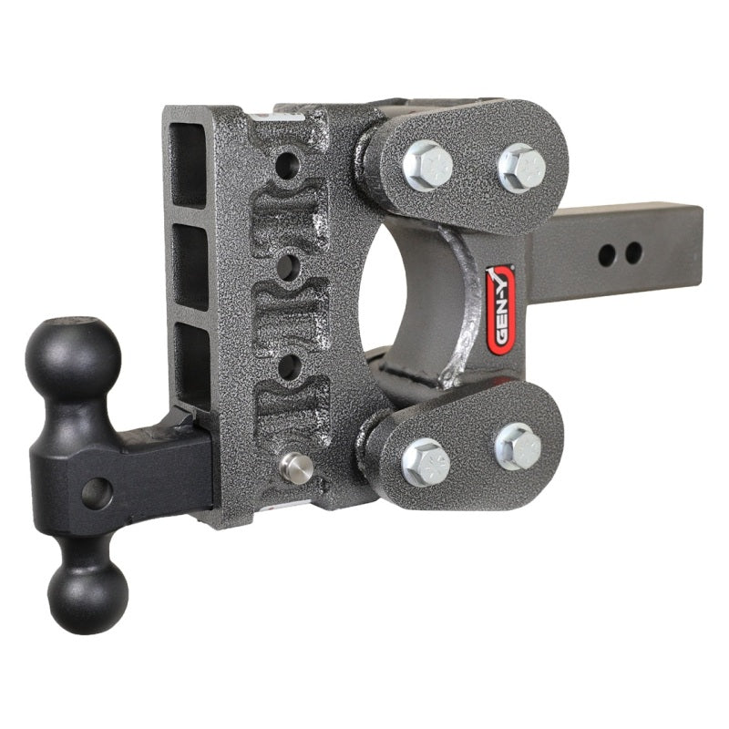 GENGH-1114-Gen-Y The Boss Torsion-Flex 2.5in Shank 5in Drop 1.7K TW 16K Hitch w/GH-051 Dual-Ball-Hitch Receivers-GEN-Y Hitch