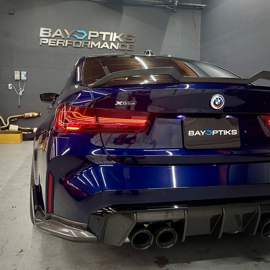 -G80 M3 & G20 3 SERIES SEDAN CSL LASER STYLE TAILLIGHTS (2019 - PRESENT)-Tail Lights-BayOptiks