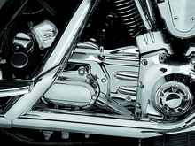 Load image into Gallery viewer, KUR8201-Kuryakyn Transmission Cover 02-06 Touring Models Chrome-Exterior Trim-Kuryakyn