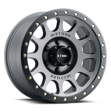 Load image into Gallery viewer, MRWMR30589060812N-Method MR305 NV 18x9 / -12mm Offset / 6x5.5 BP / 108mm CB / Titanium - Matte Black Lip Wheel-Wheels - Cast-Method Wheels