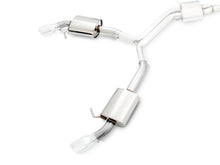 Load image into Gallery viewer, AWE3015-32090-AWE Tuning Audi B9 A5 Touring Edition Exhaust Dual Outlet - Chrome Silver Tips (Includes DP)-Catback-AWE Tuning