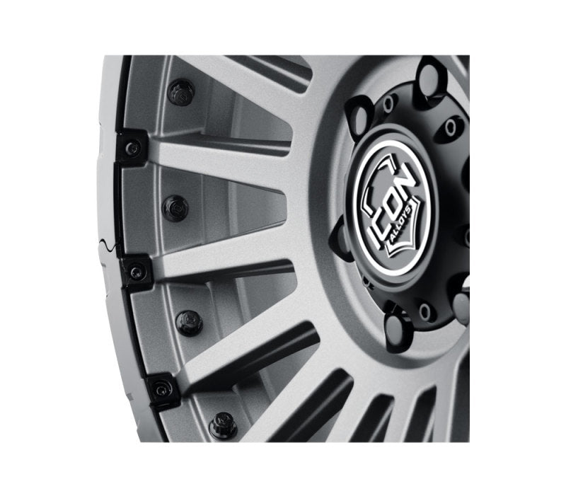 ICO23617858347CH-ICON Recon Pro 17x8.5 6x5.5 0mm Offset 4.75in BS 106.1mm Bore Charcoal Wheel-Wheels - Cast-ICON